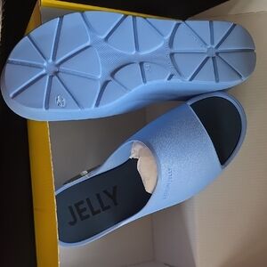Women's Light Blue Slide Sandals